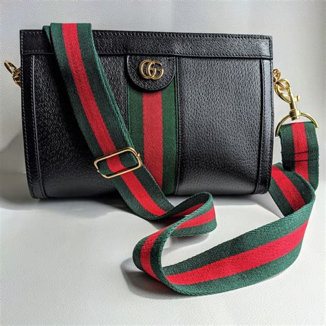 gucci bag stripe strap|Gucci detachable shoulder strap.